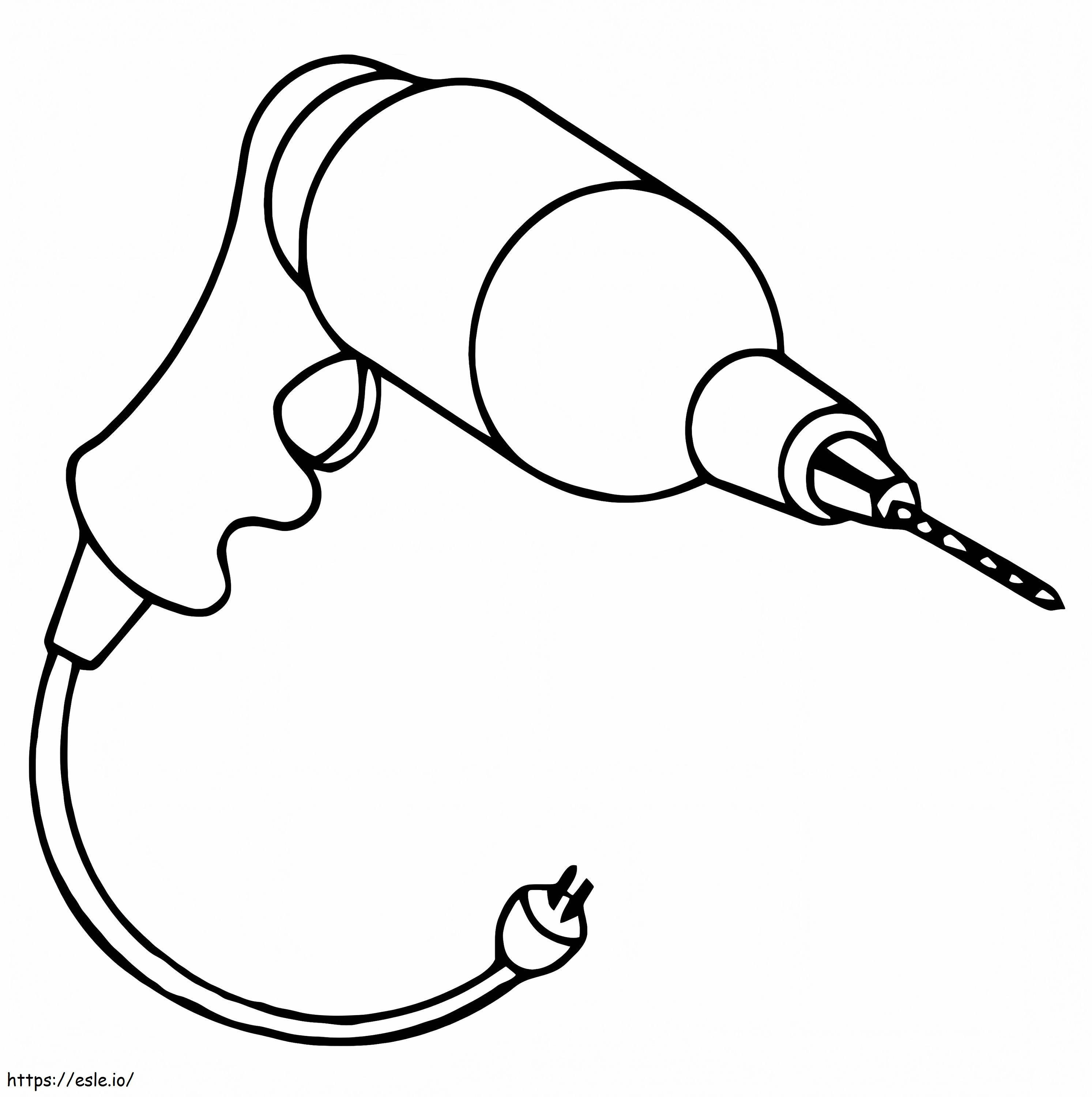 Power Drill coloring page
