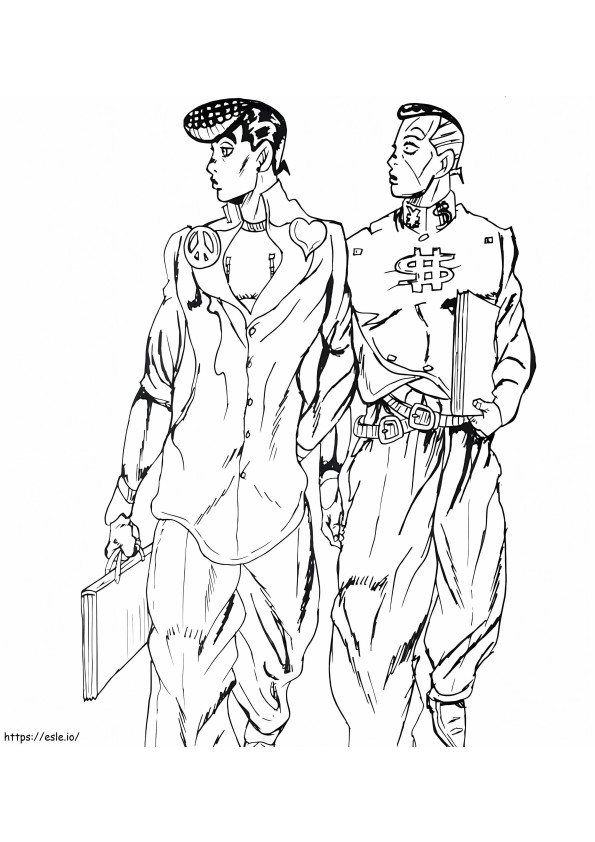 Josuke con Okuyasu