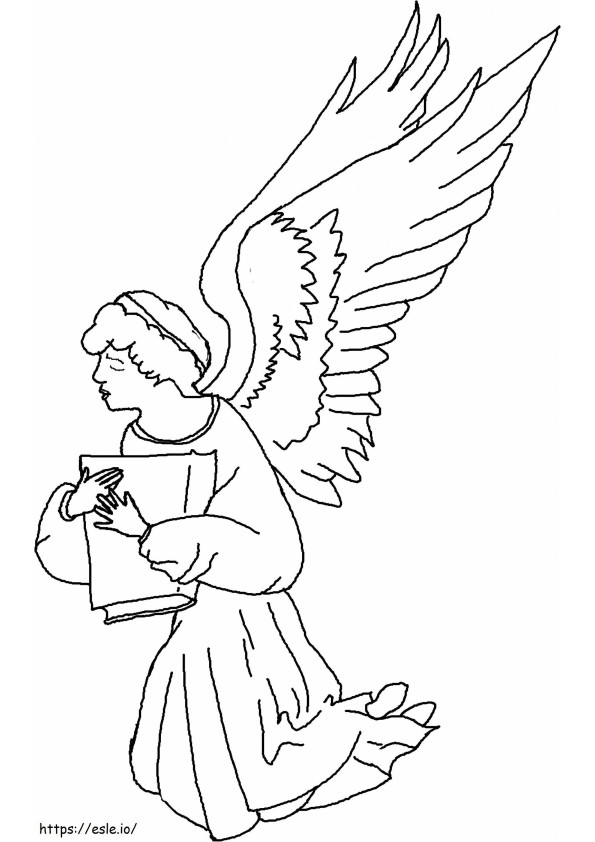 Libro de explotación de ángeles para colorear