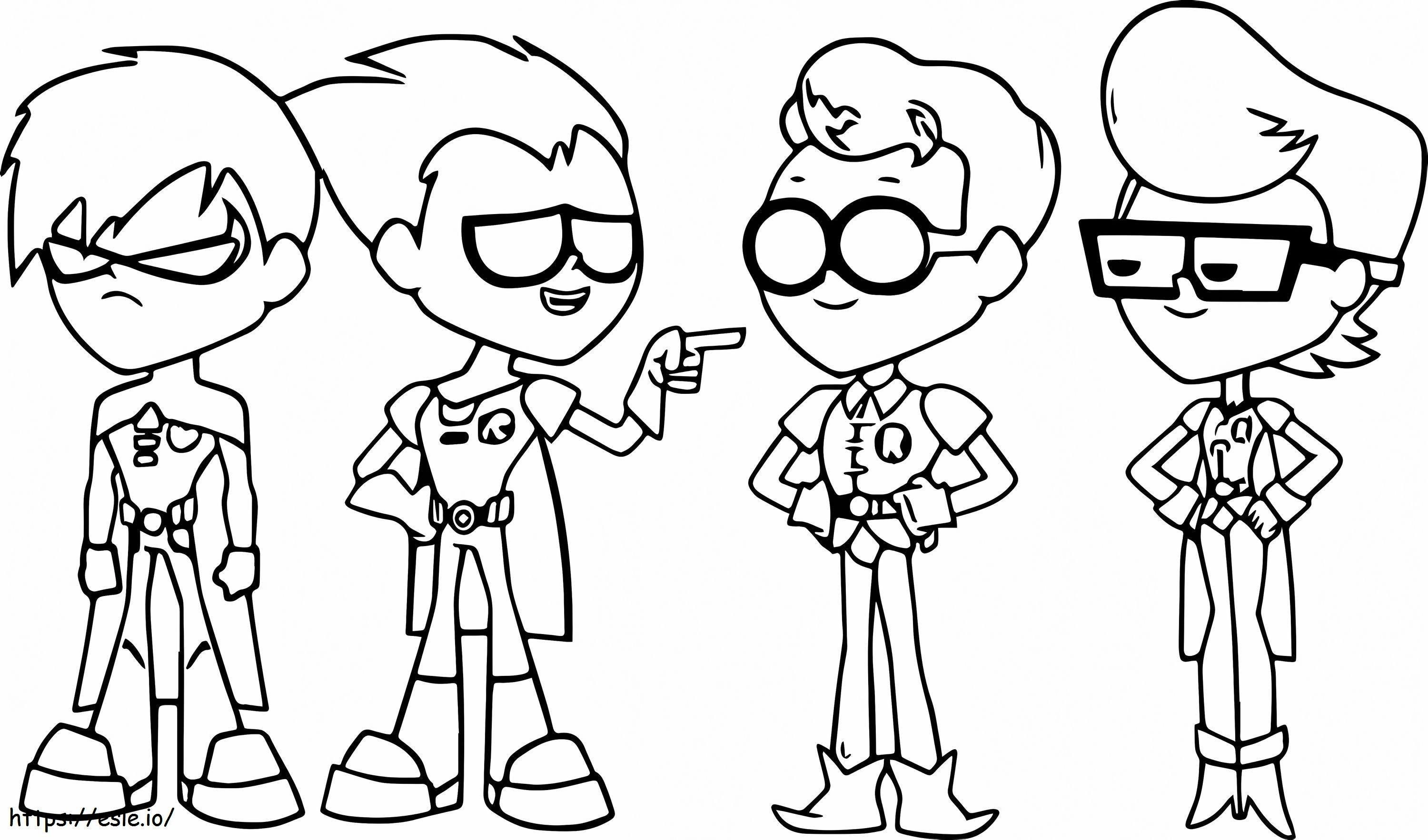 1550476050 1525273697Teen Titans Go Robin coloring page