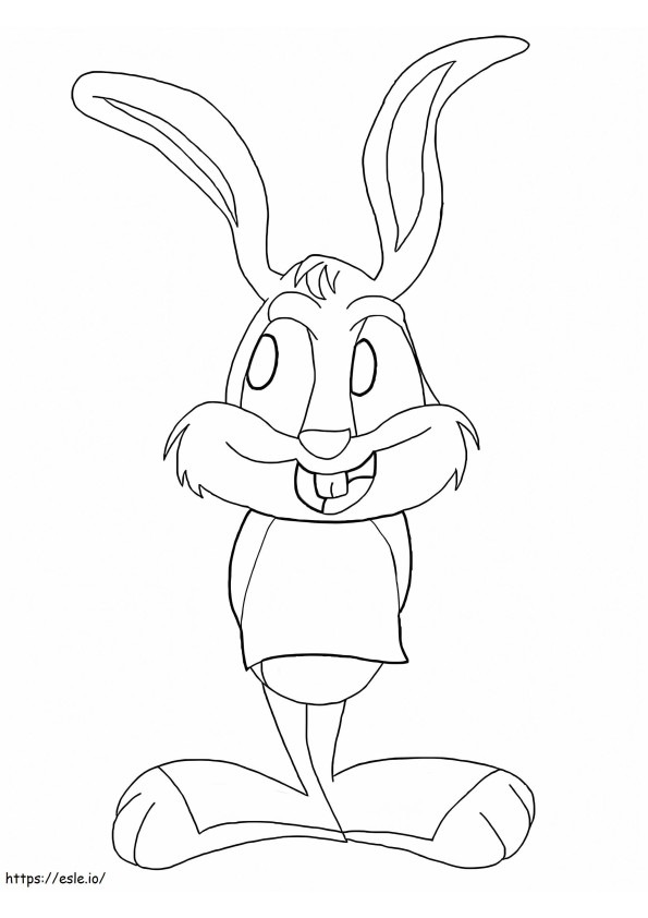 Tiny Toon Buster Bunny värityskuva