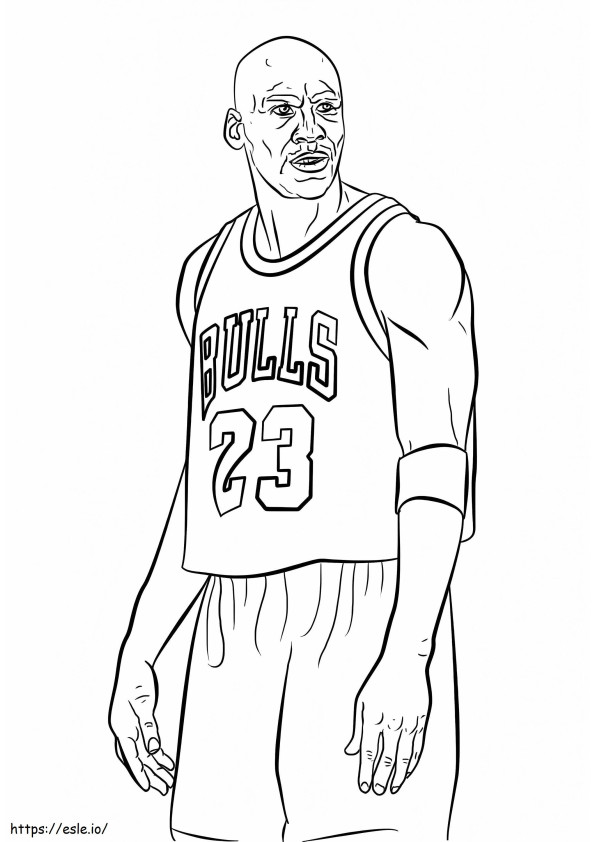 Cool Michael Jordan coloring page