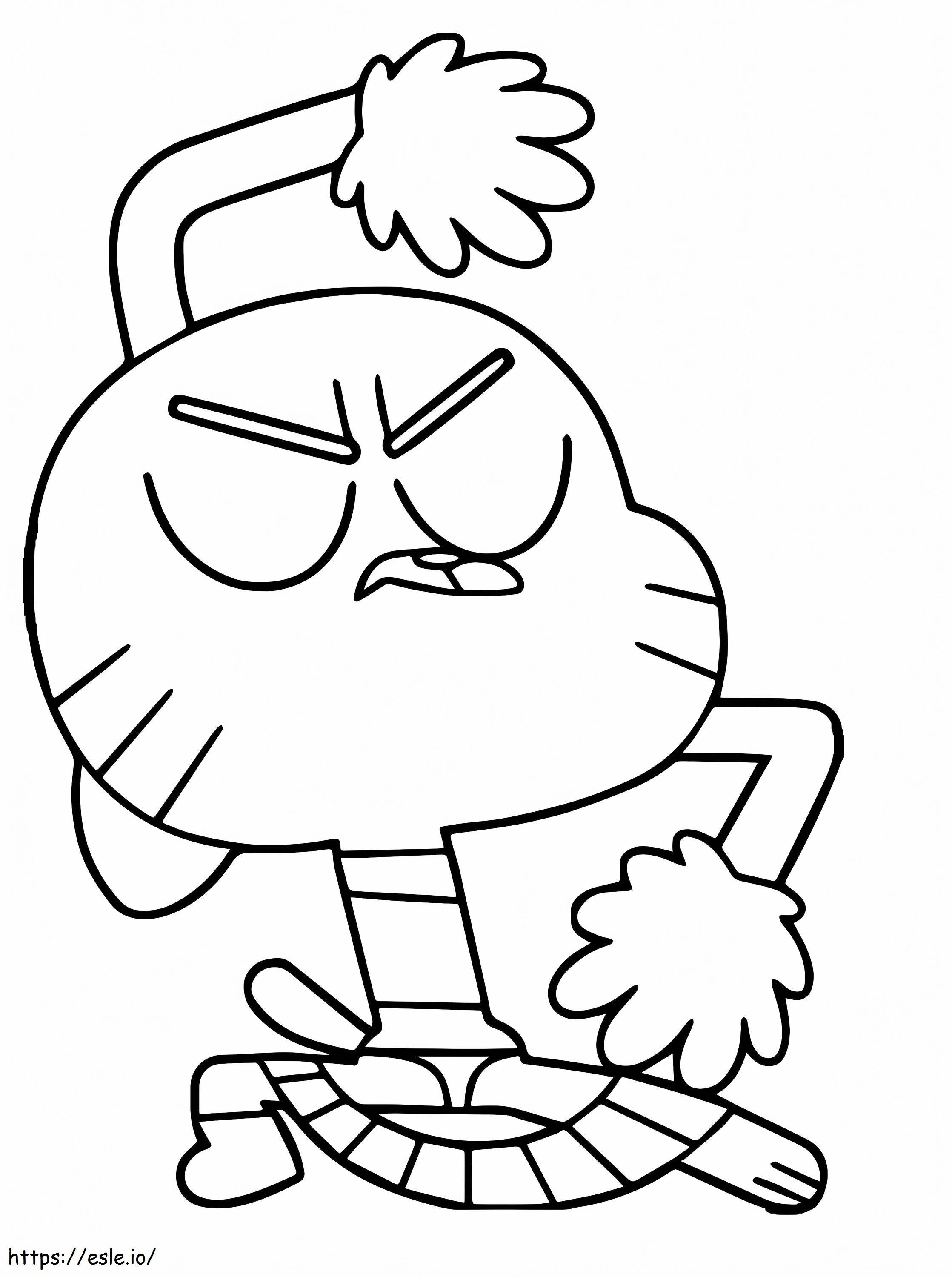 1570524583 Cheer Leader Gumball coloring page