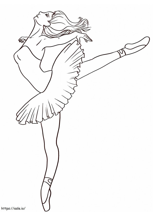 Beautiful Ballet coloring page