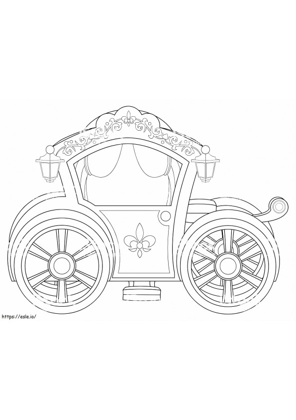 Amazing Carriage coloring page