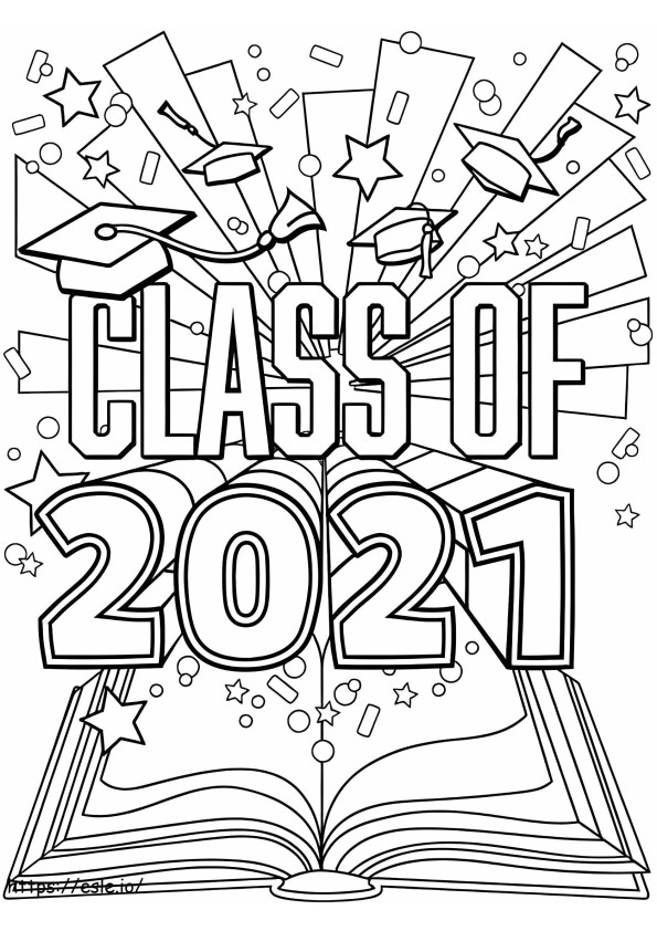 Gradul de absolvire a clasei 2021 de colorat