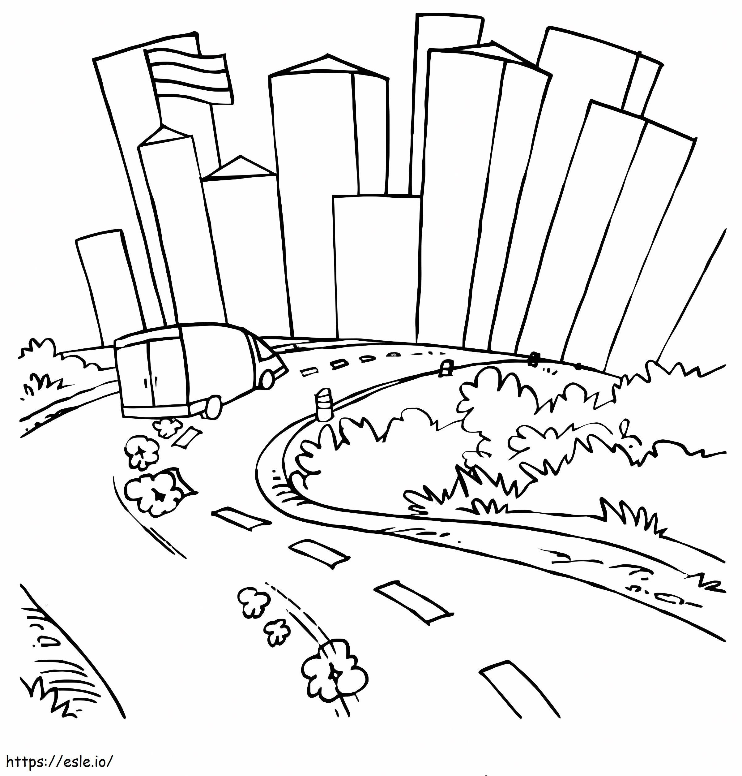 Simple Path coloring page