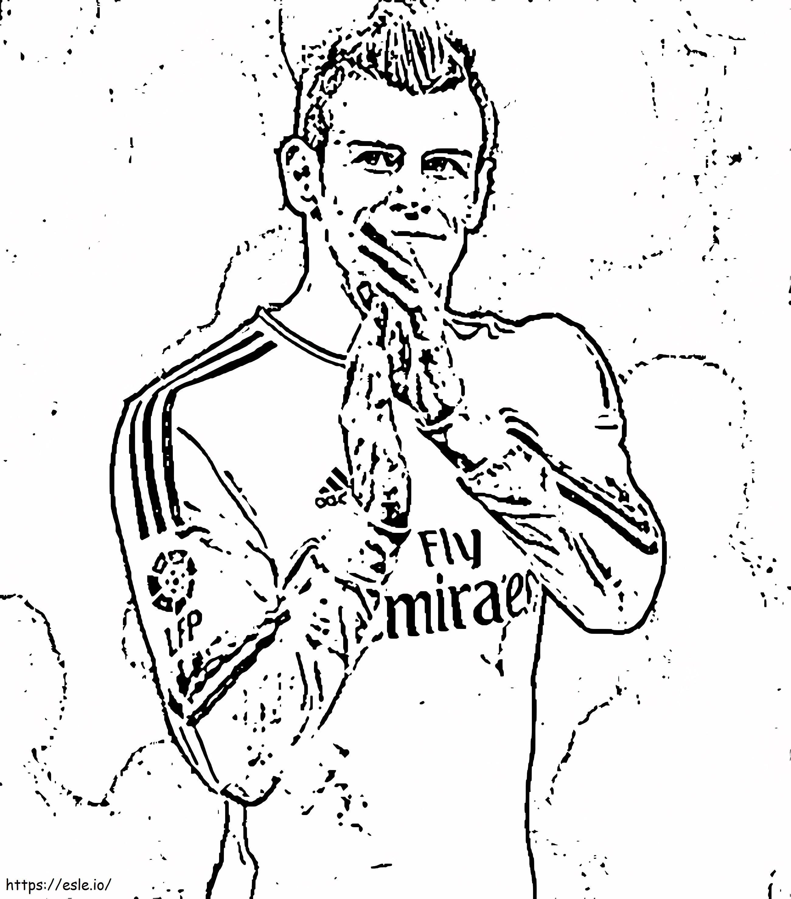 Gareth Bale 5 para colorir