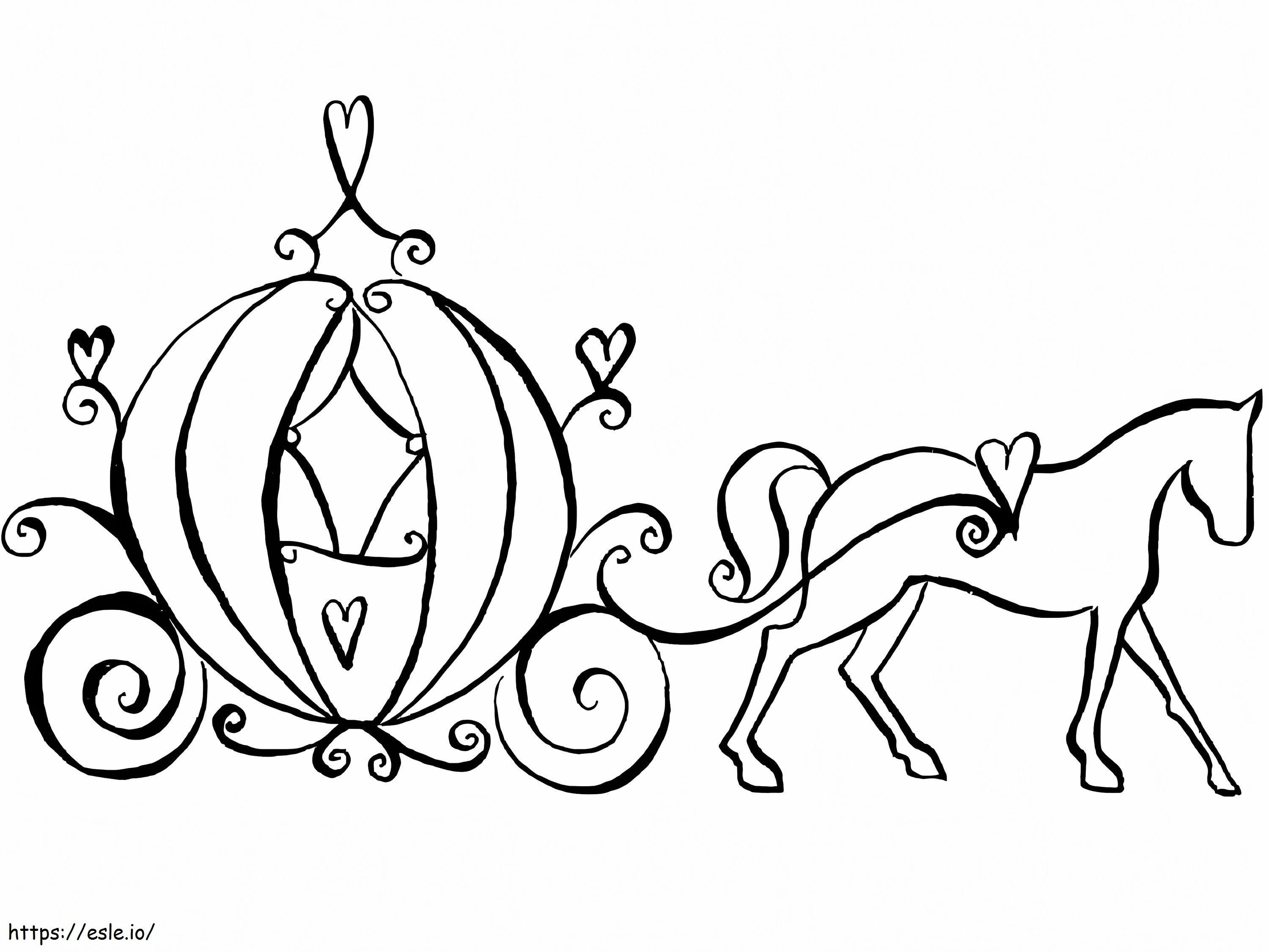Carriage To Print coloring page