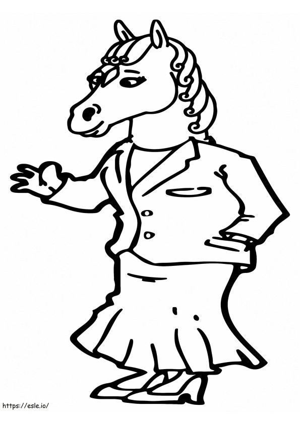 Decent Beatrice Horseman coloring page
