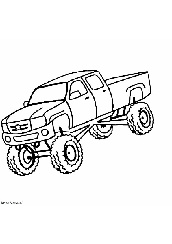 Monster Truck 5 coloring page