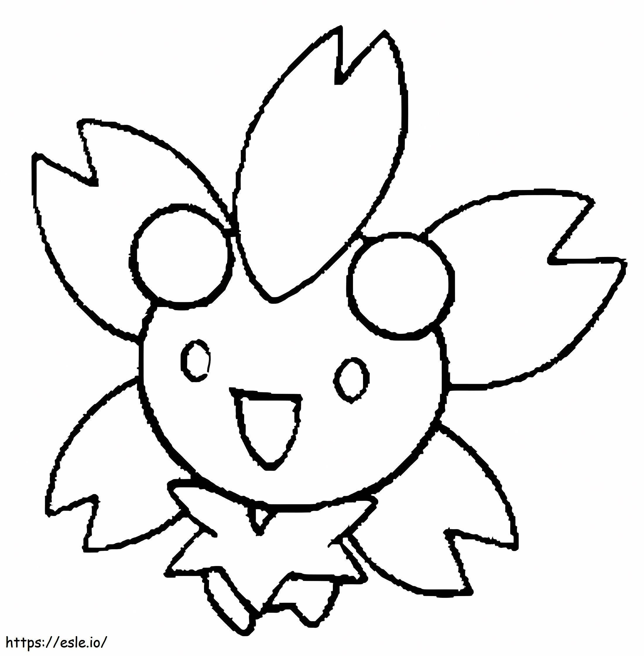 Coloriage Pokémon Cherrim Gen 4 à imprimer dessin