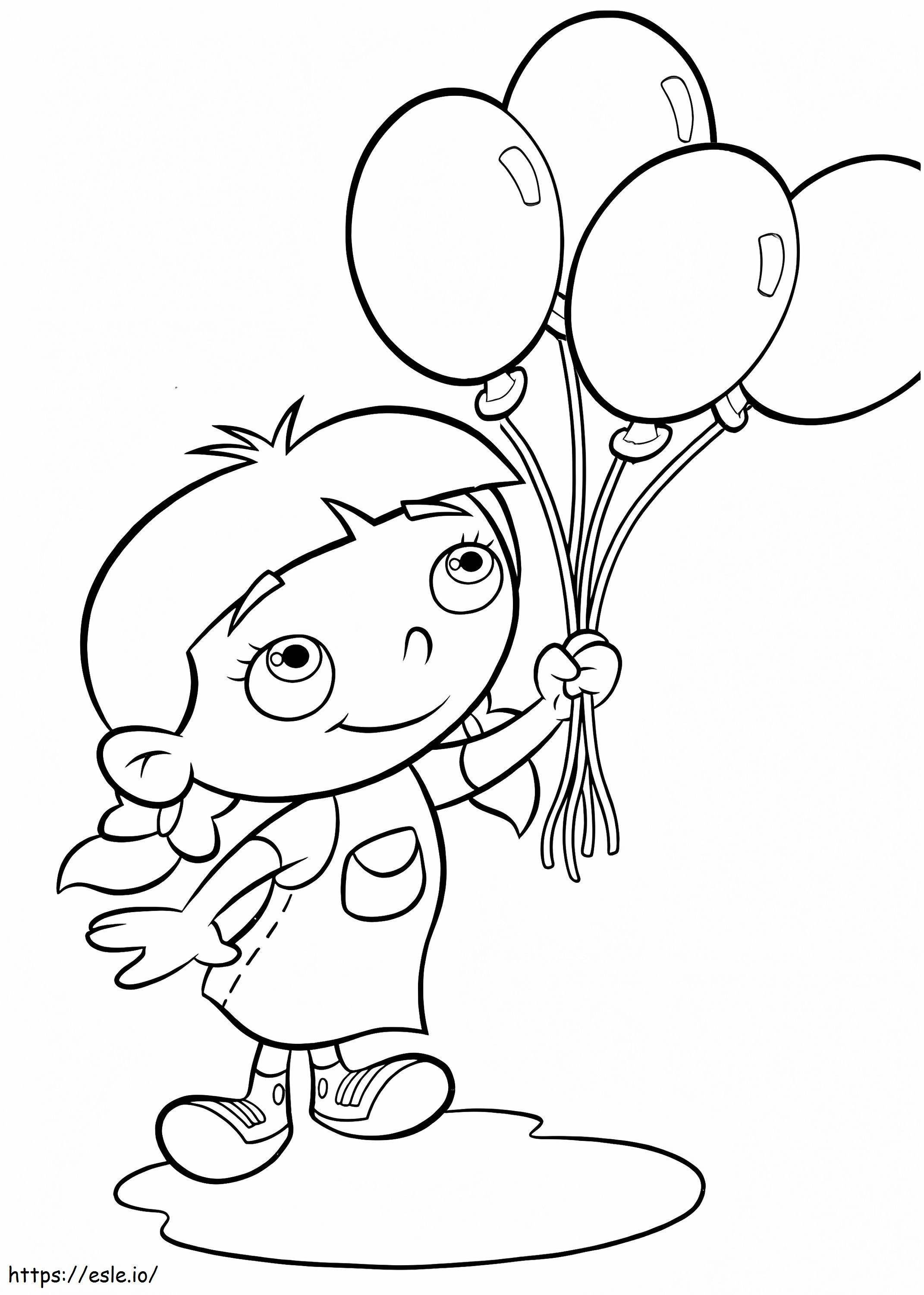 1536135701 Annie Com Balões A4 para colorir