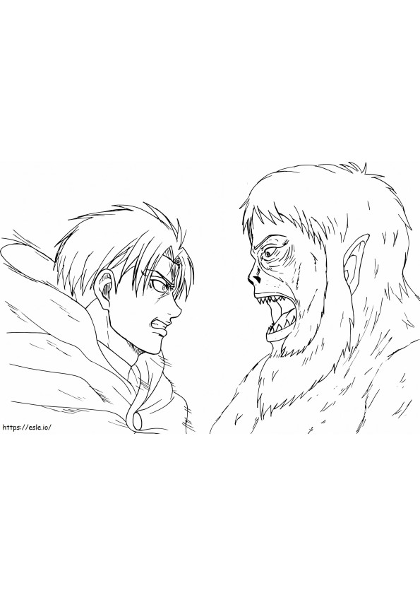 Levi und Beast Titan