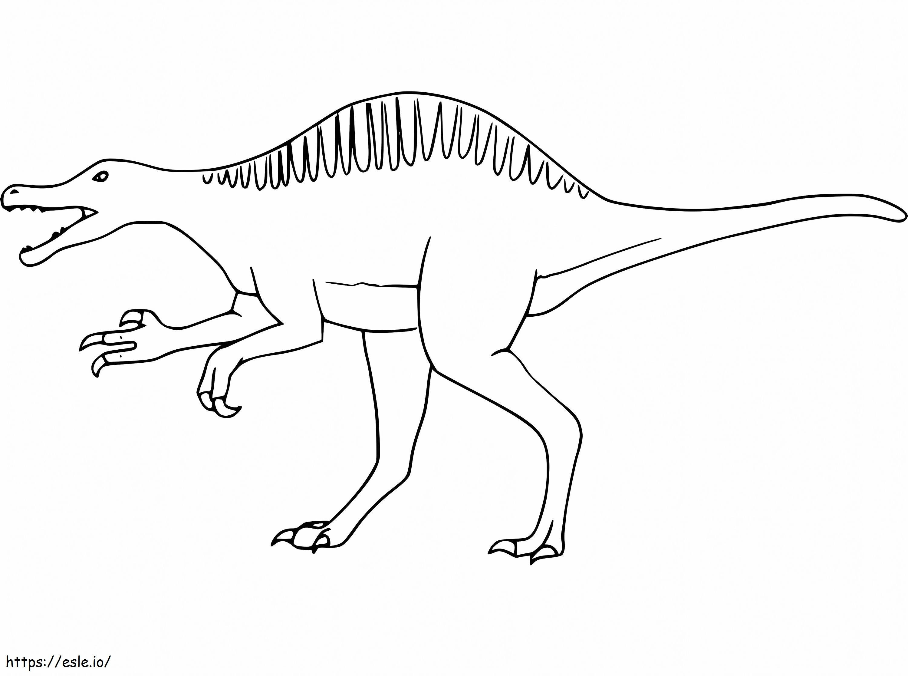 Spinosaurus 1 Gambar Mewarnai