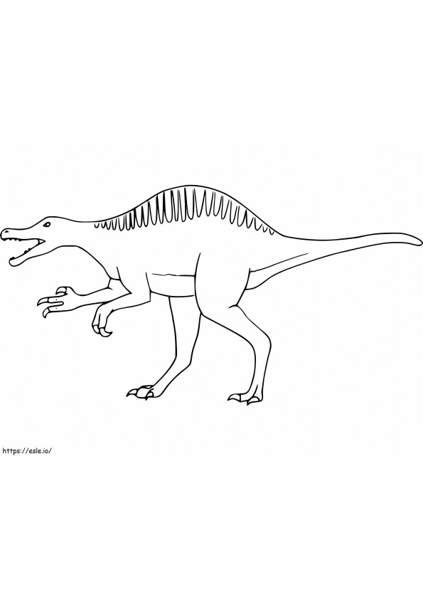 Spinosaurus 1 coloring page