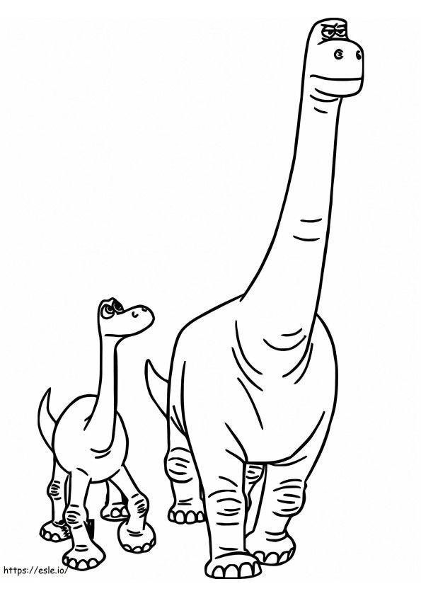 Arlo And Poppa Henry coloring page