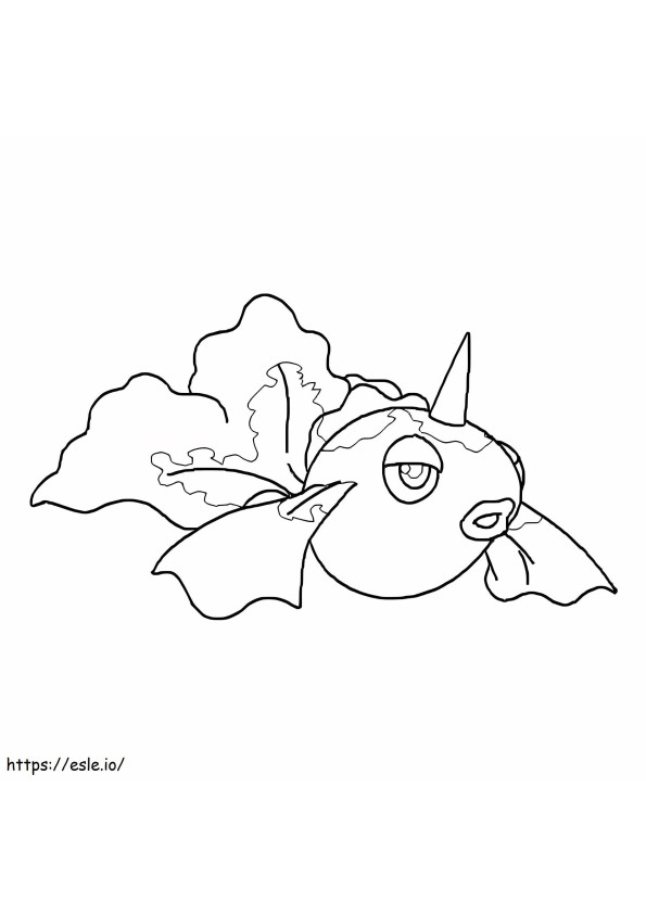 Pokemon Goldeen coloring page