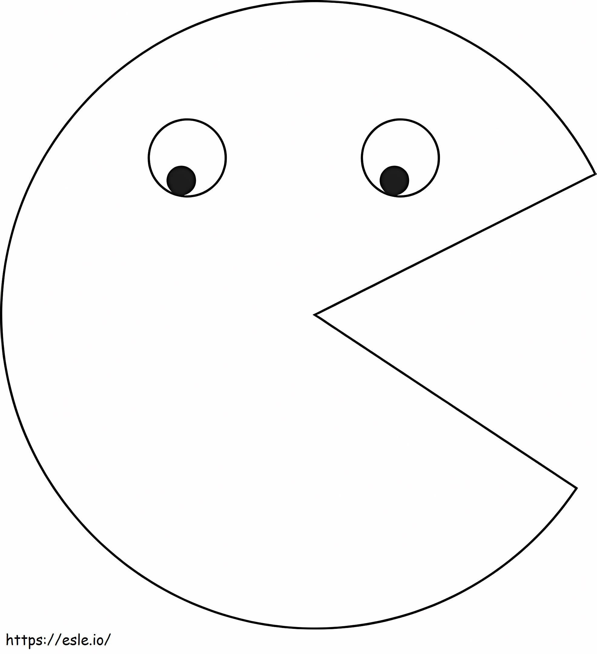 Great Pacman coloring page