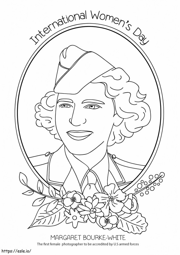 International Womens Day 2 coloring page