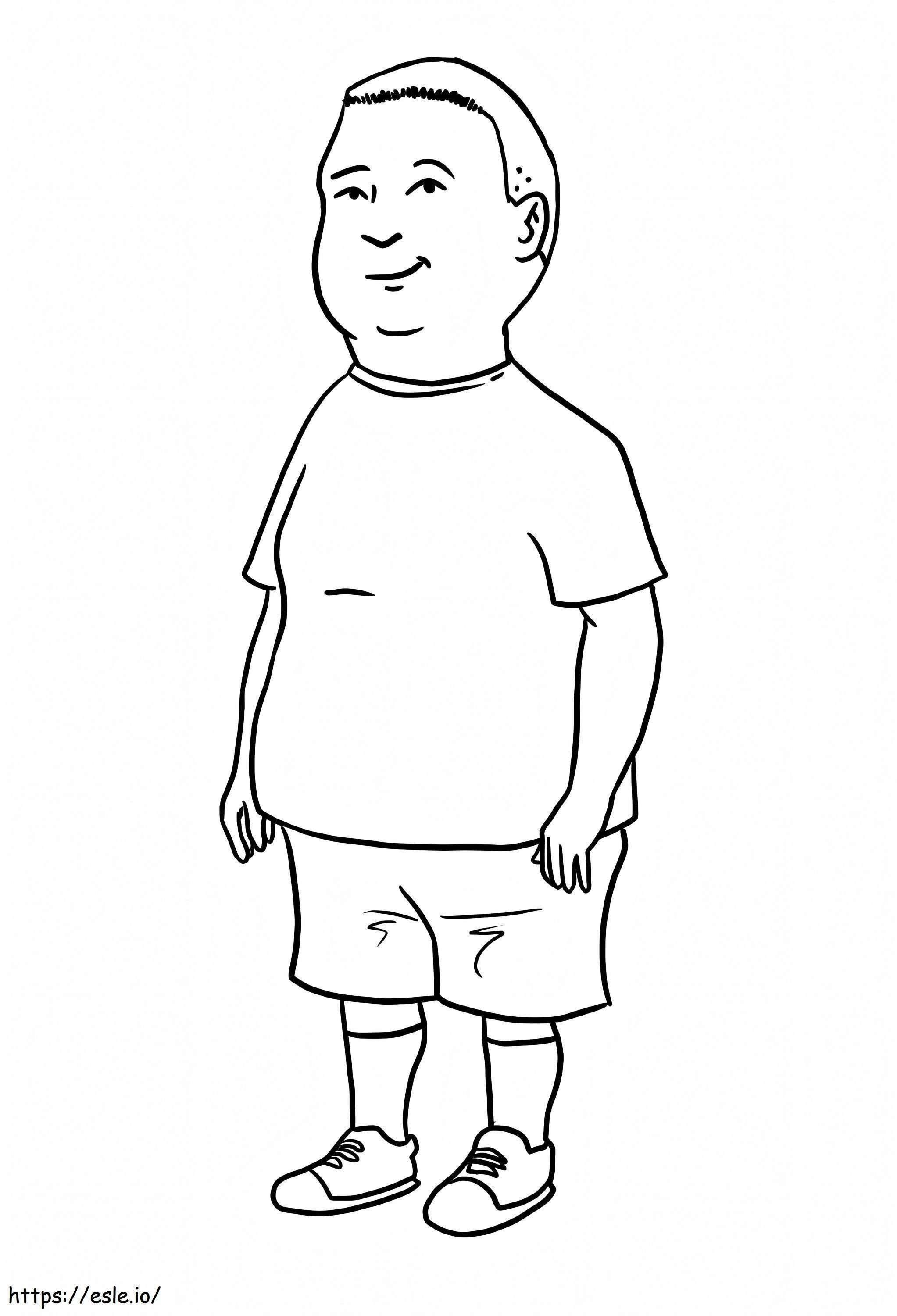 Bobby Hill coloring page