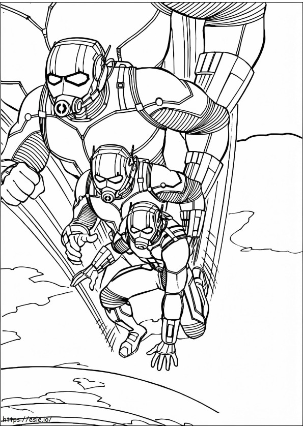 Ant Man From Marvel coloring page