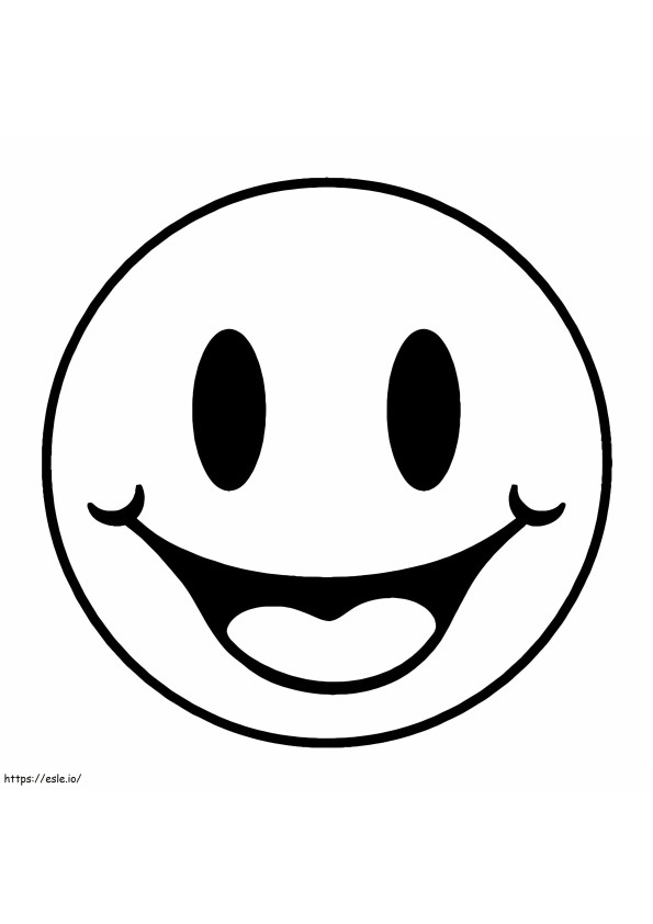 Smiley-Gesicht 9 ausmalbilder