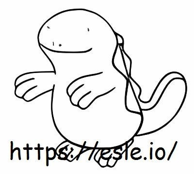 Quagsire coloring page