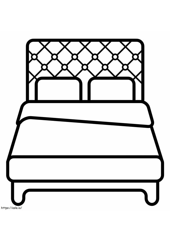 Print Bed coloring page