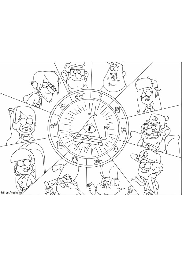 A Good Gravity Falls Gallery coloring page