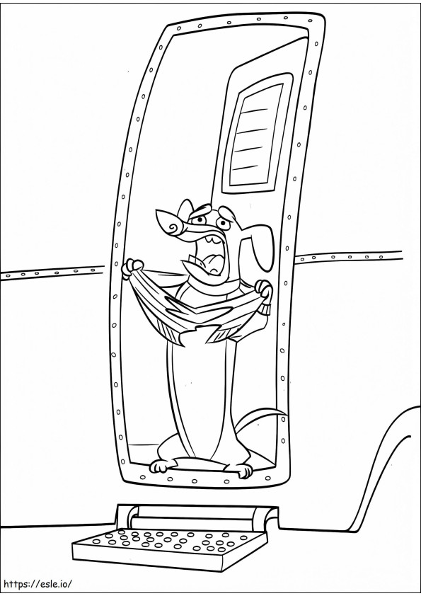 Mr. Weenie From Open Season coloring page