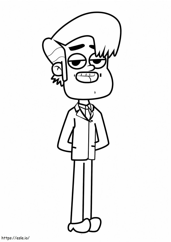 Lyle Bush From Loopedc coloring page