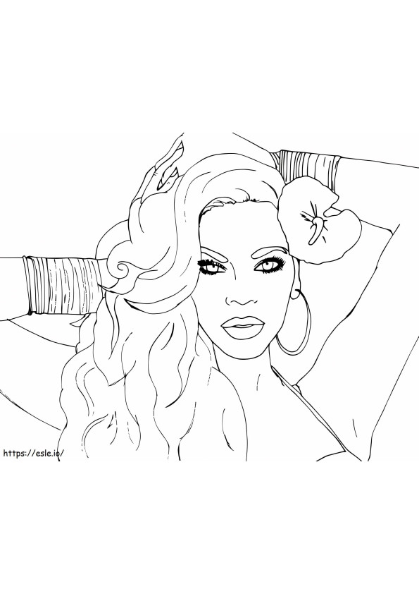 1541555615_Beyonce Drawing 4 coloring page
