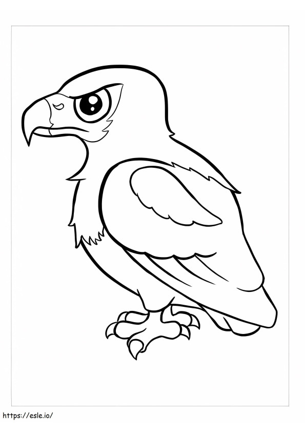 African Fish Eagle coloring page