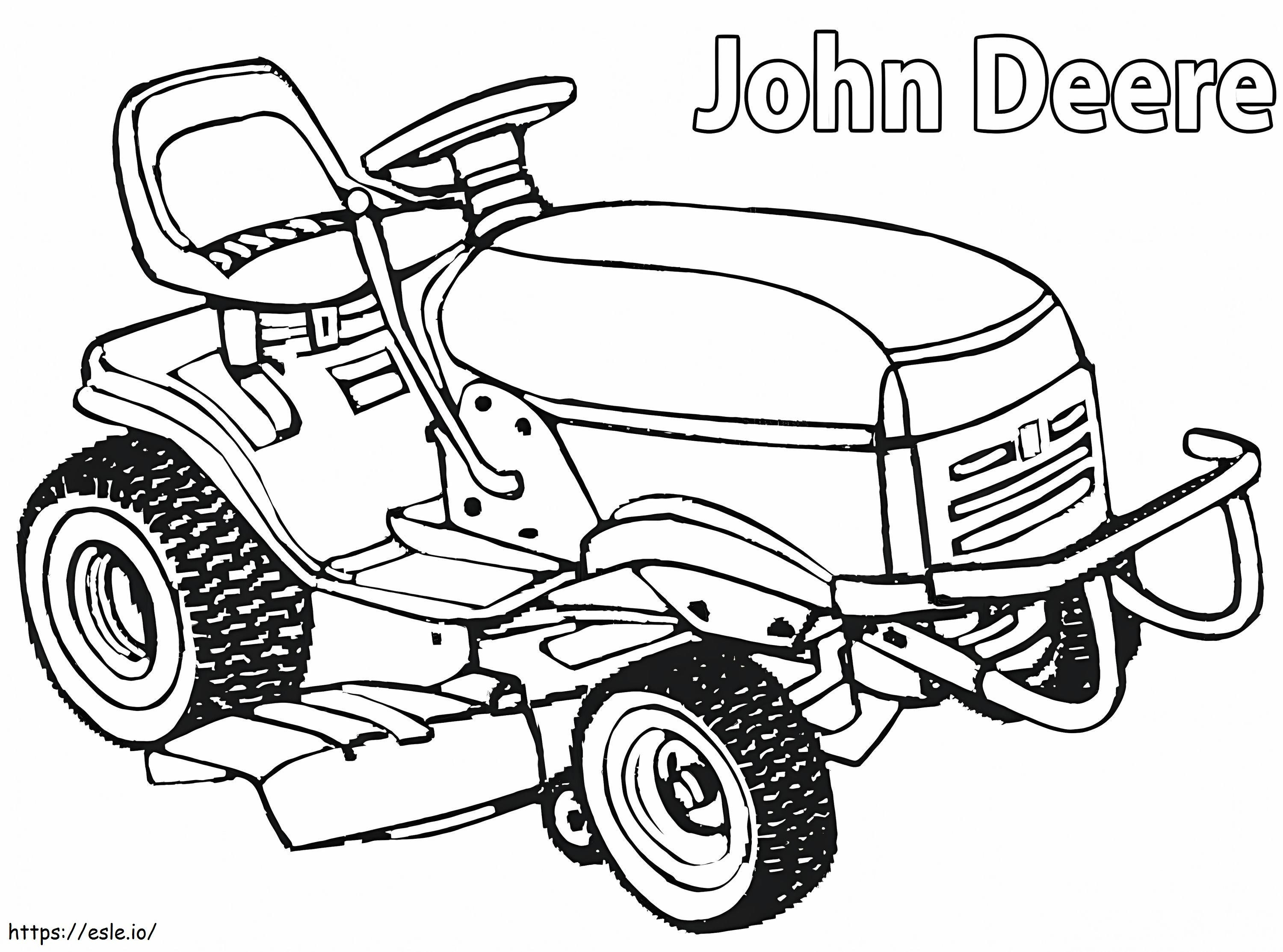 John Deere3 kleurplaat kleurplaat