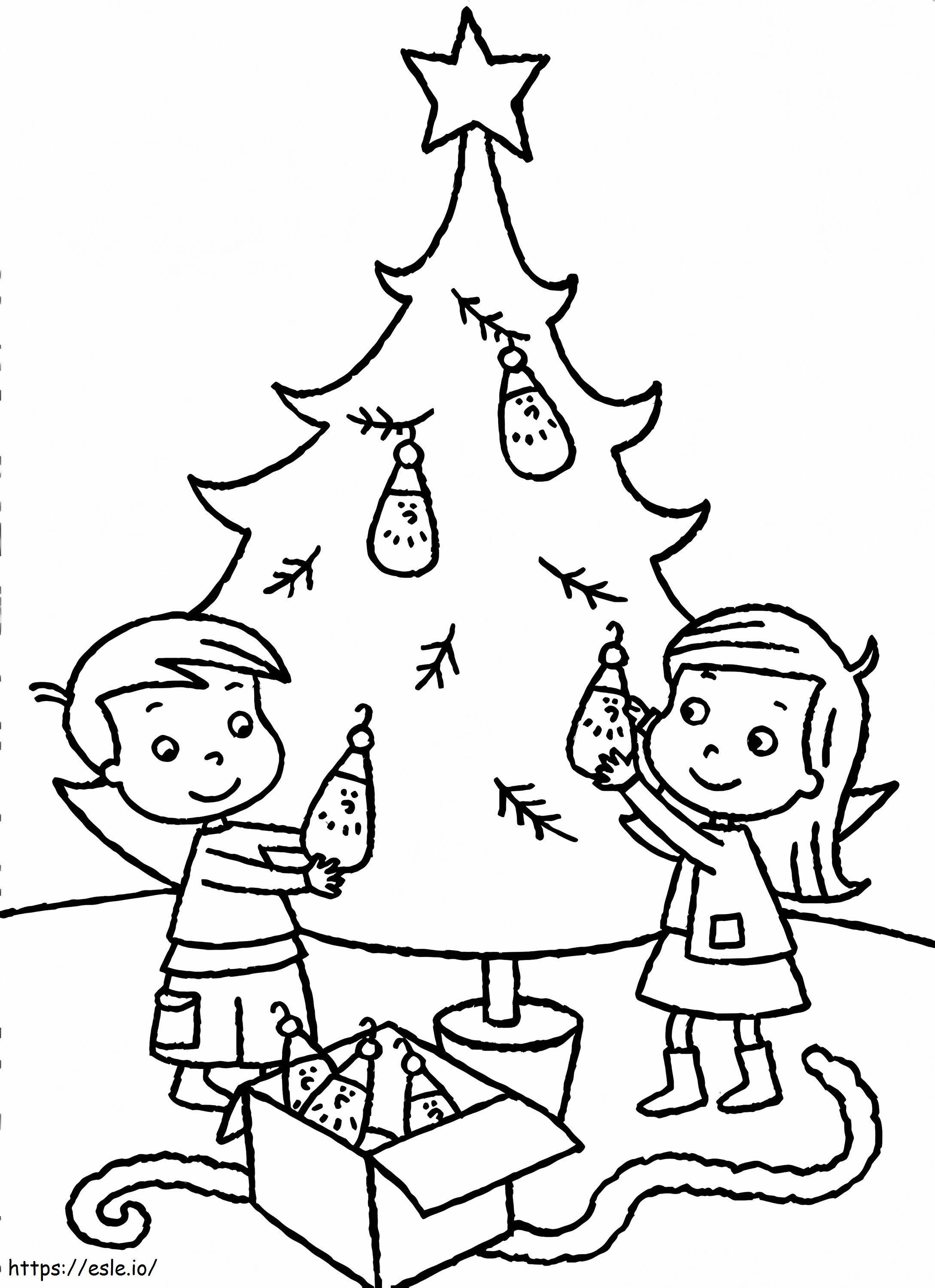 1534391925 Children Decorating coloring page