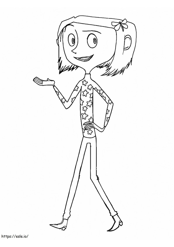 Coraline 5 coloring page