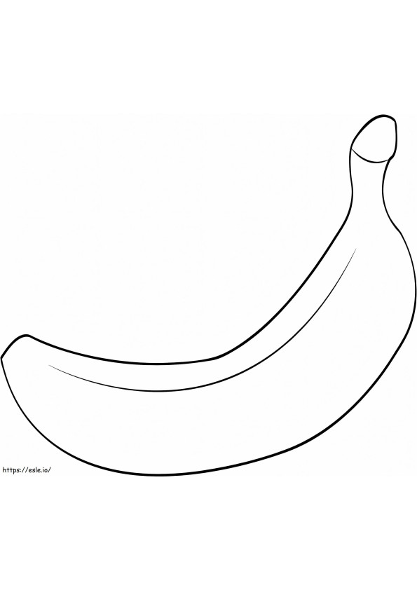 Wspaniały Banan kolorowanka