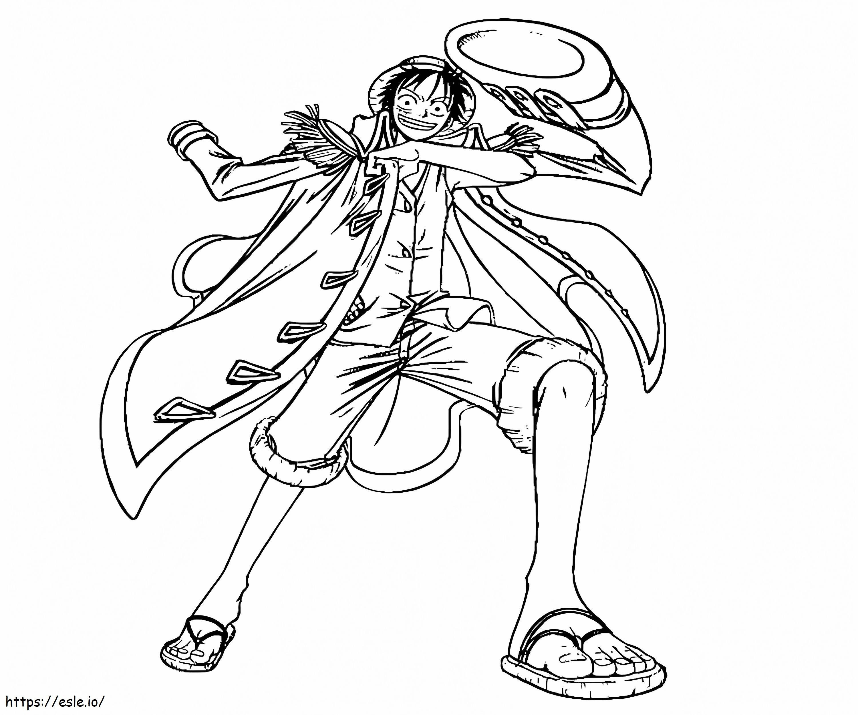 Luffy yang luar biasa Gambar Mewarnai