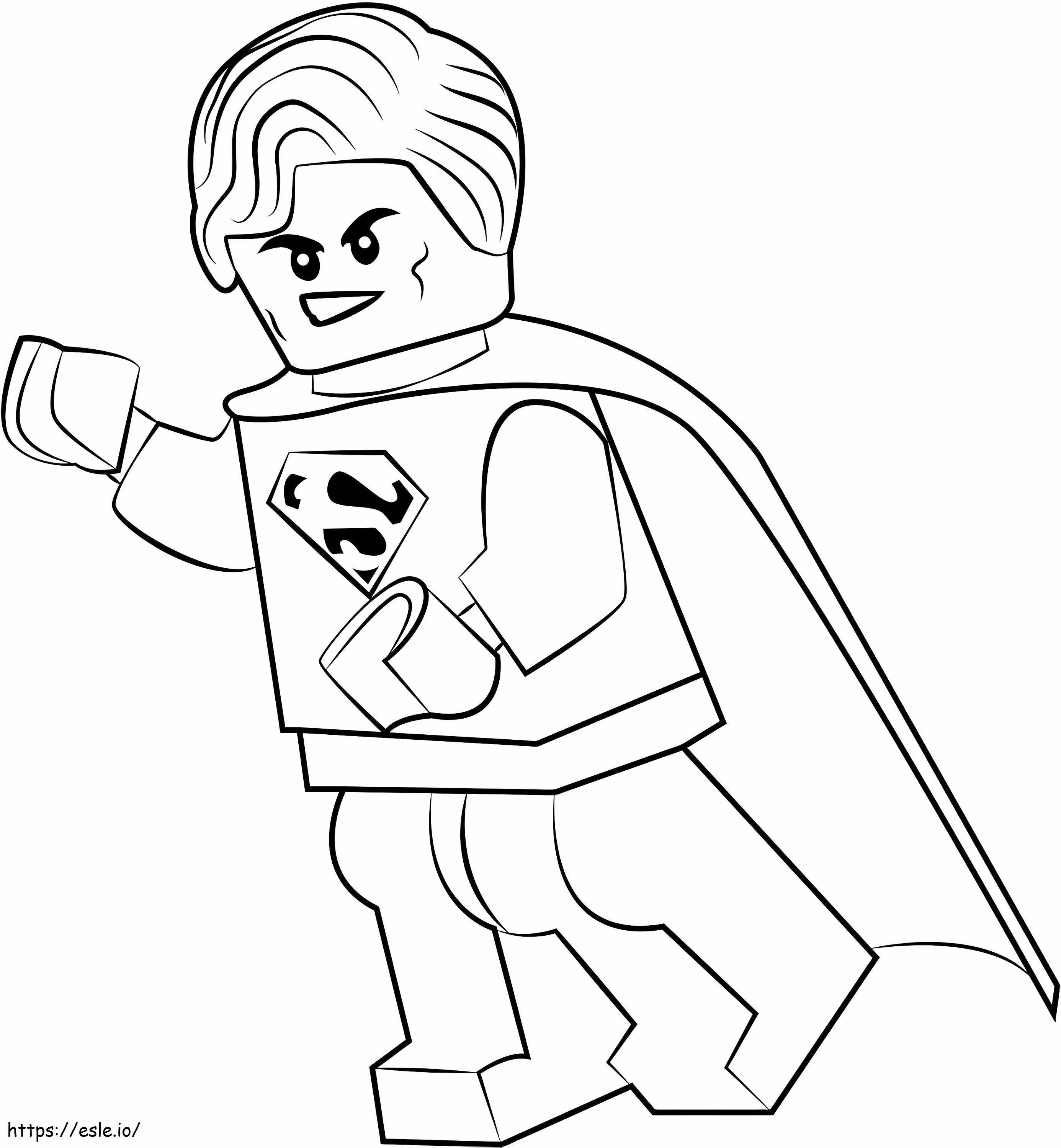 Coloriage 1530153640 LEGO Superman1 à imprimer dessin