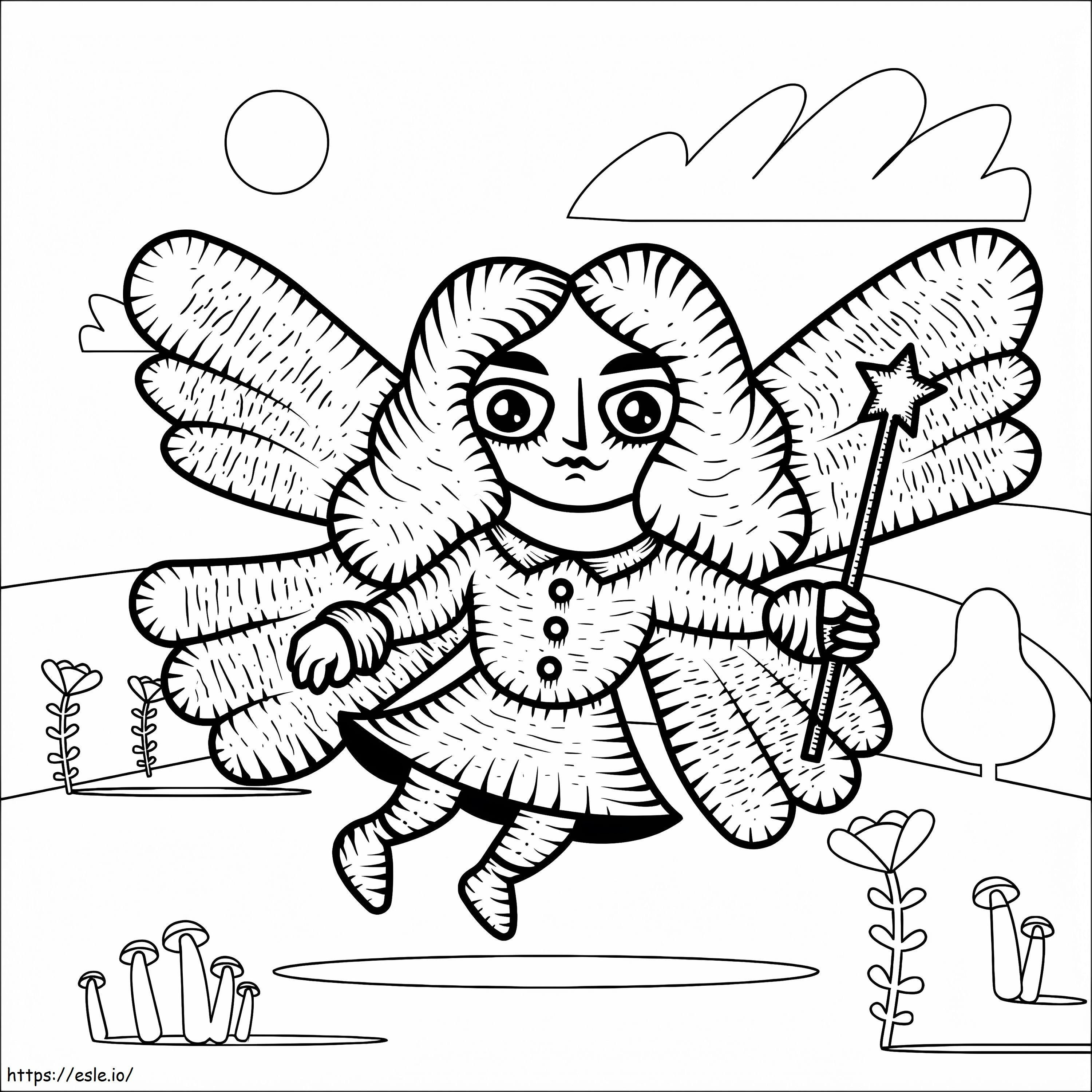 Fairy 1 coloring page