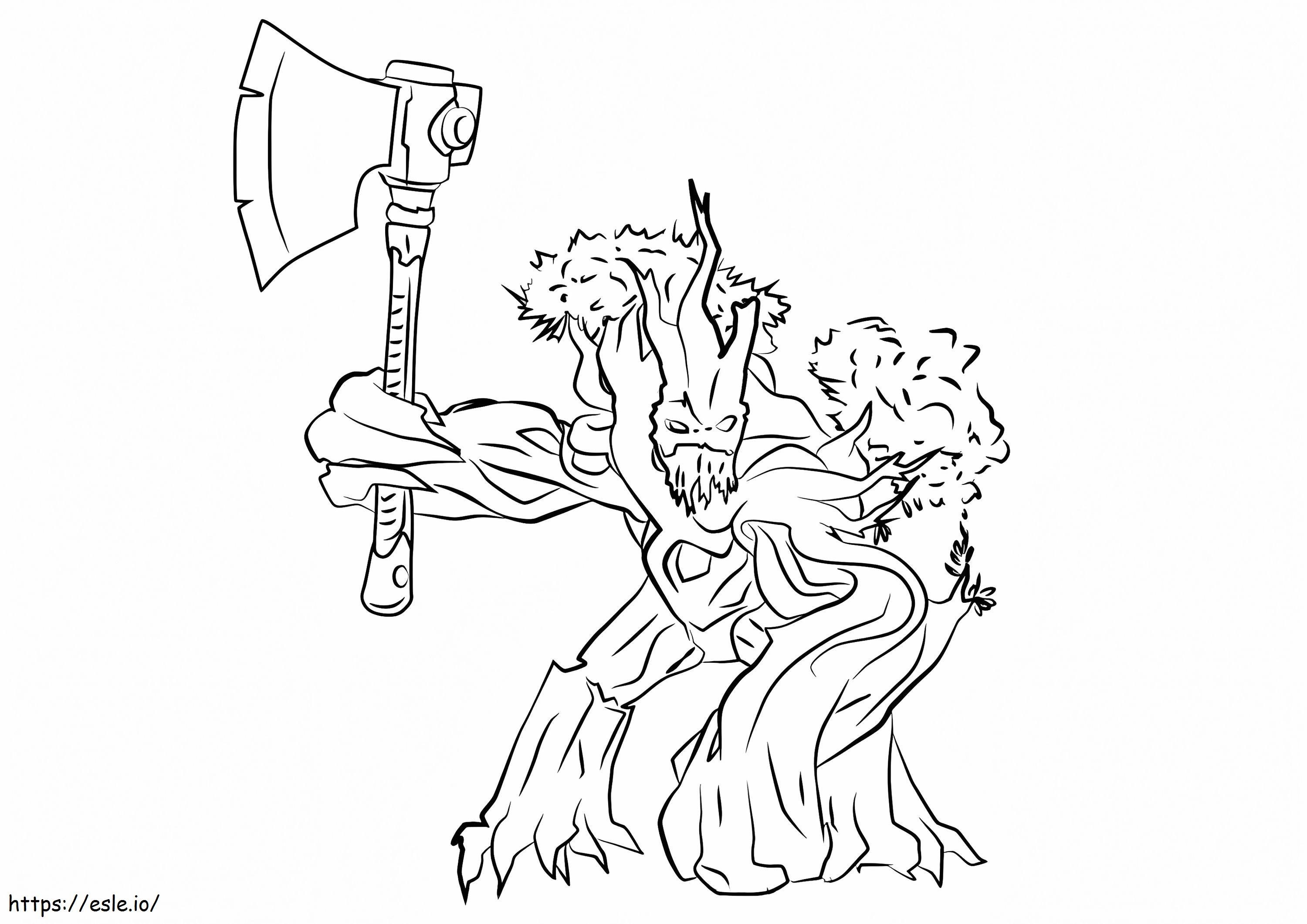 Grover Dari Paladin Gambar Mewarnai Gratis Untuk Dicetak