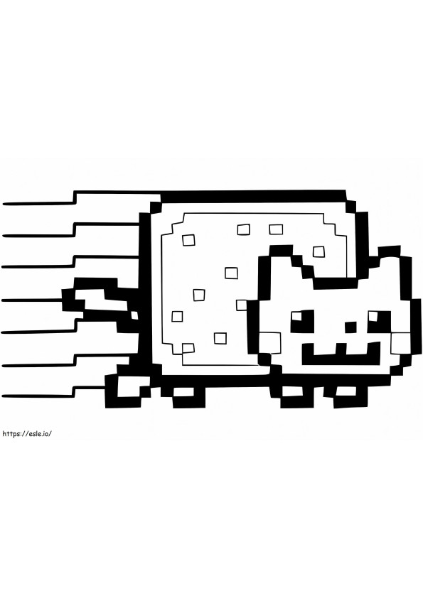 Nyan-Katze für Kinder ausmalbilder