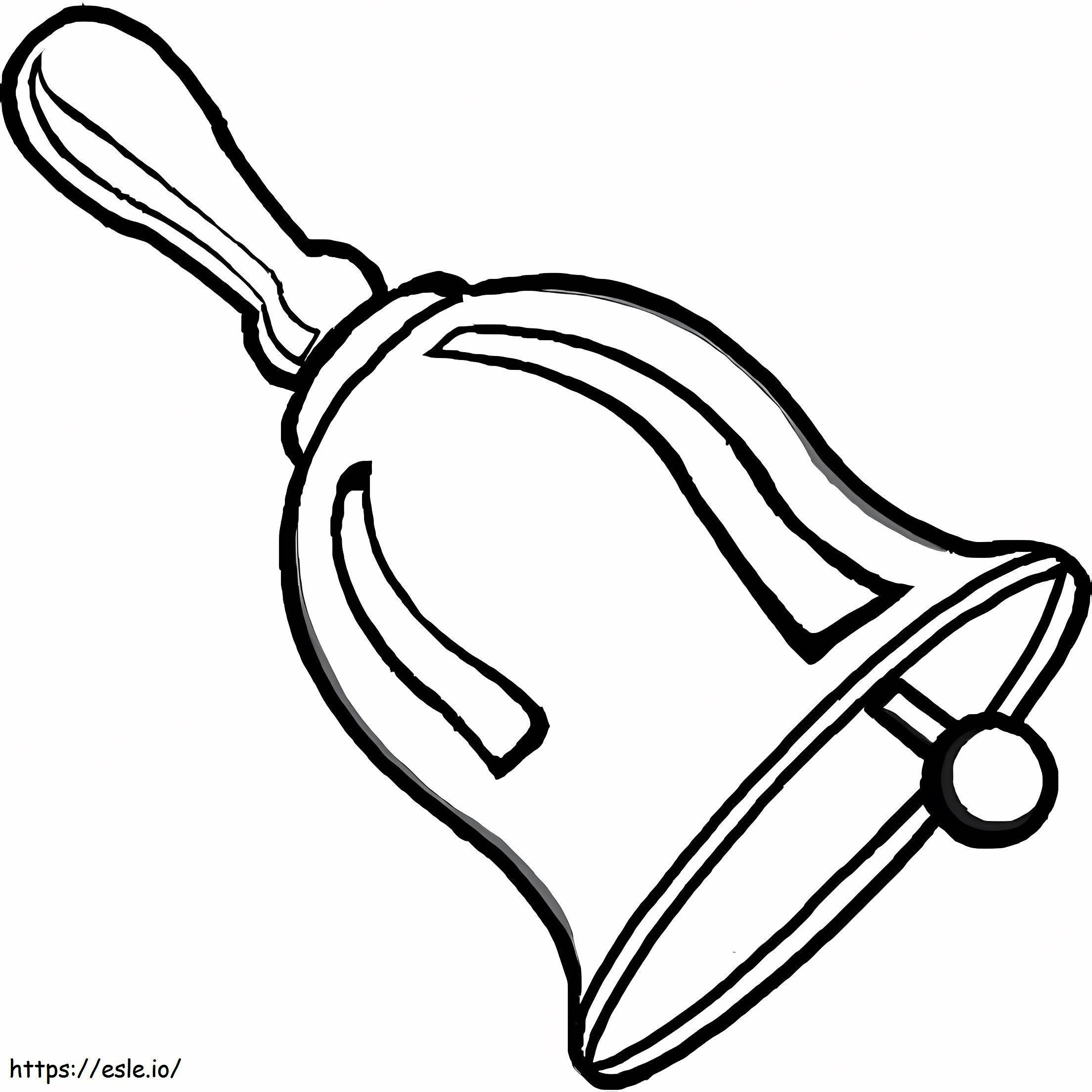 Simple Bell coloring page