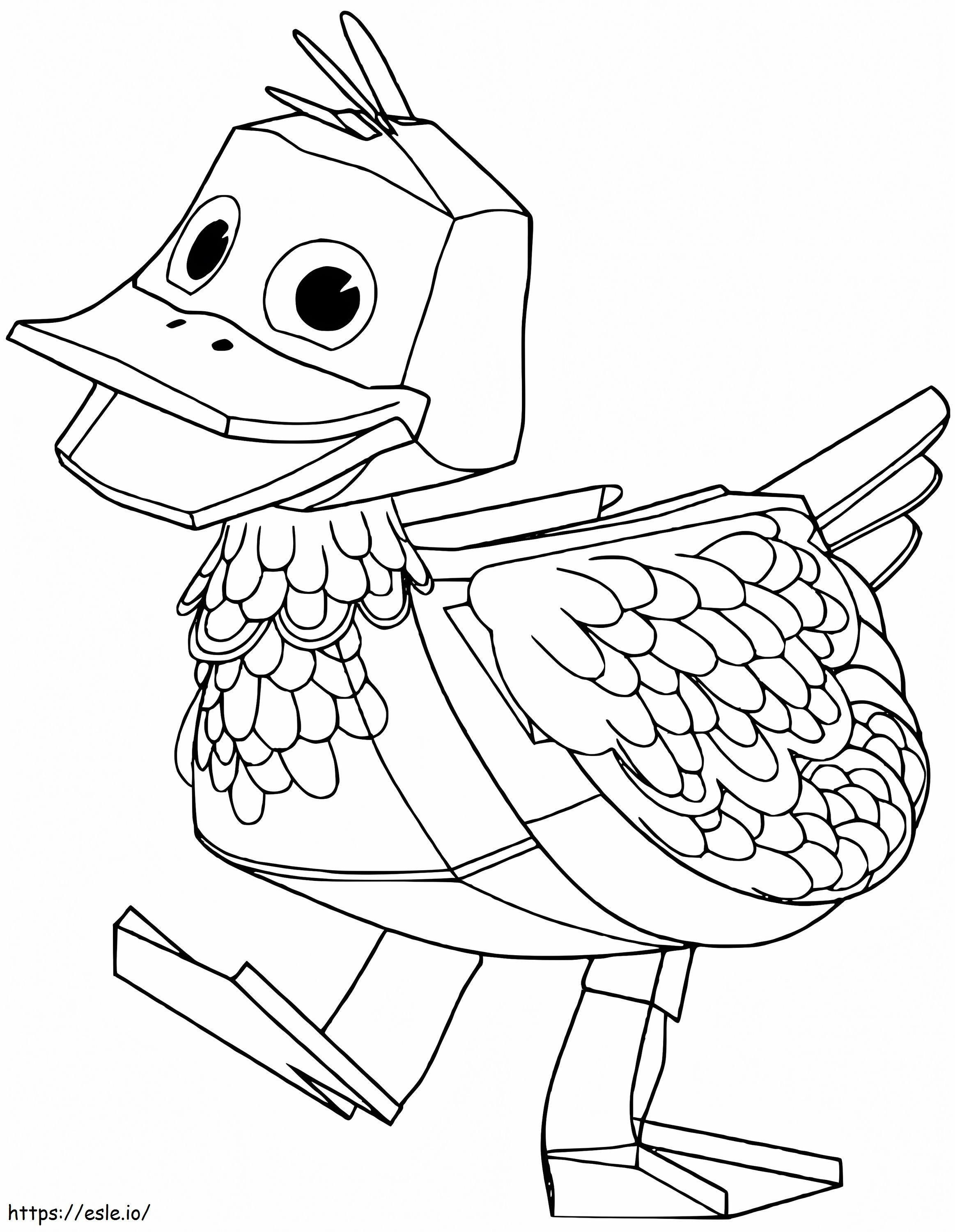 Coloriage Quack de Zack et Quack à imprimer dessin