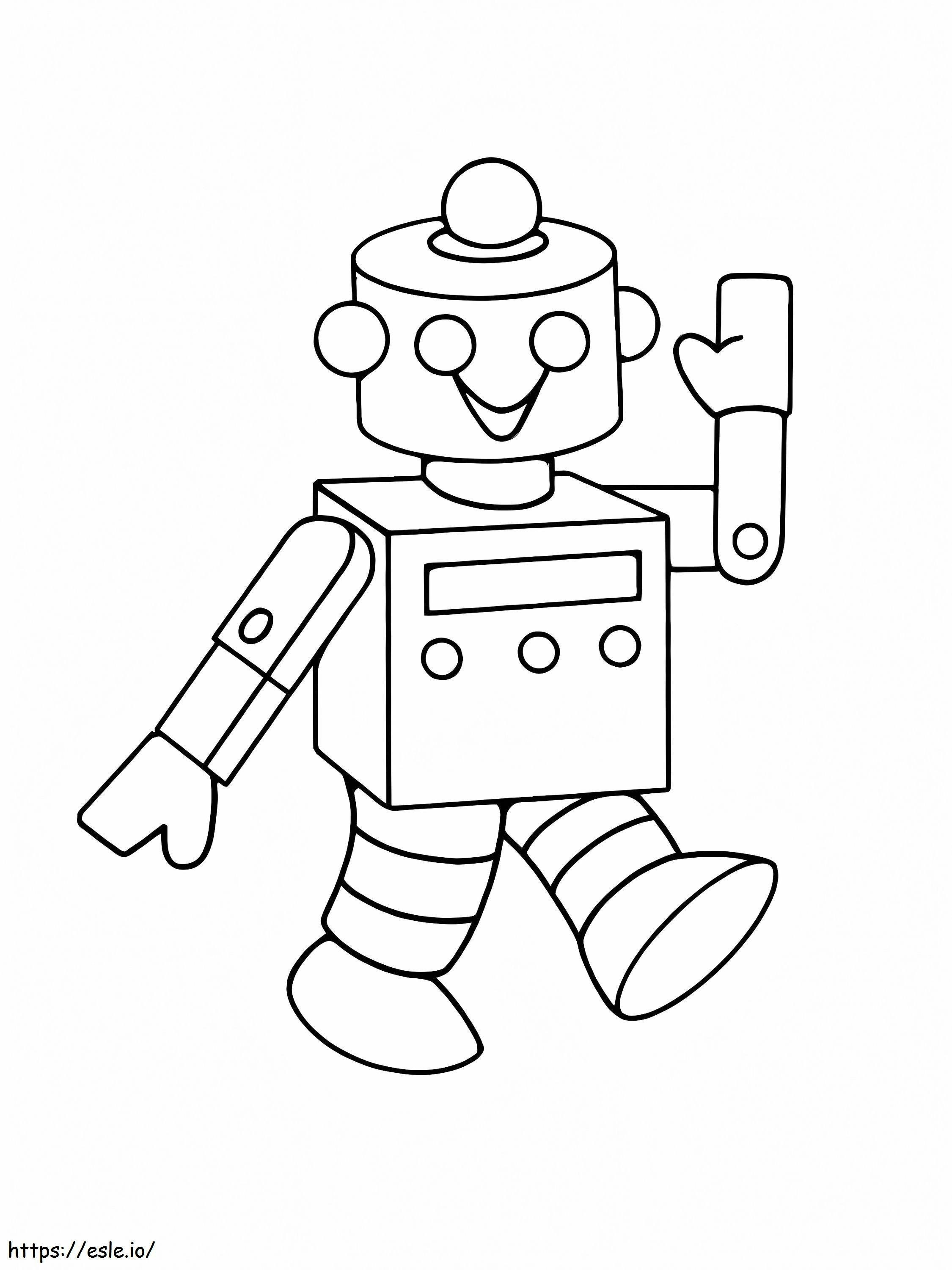 Robot Popular coloring page