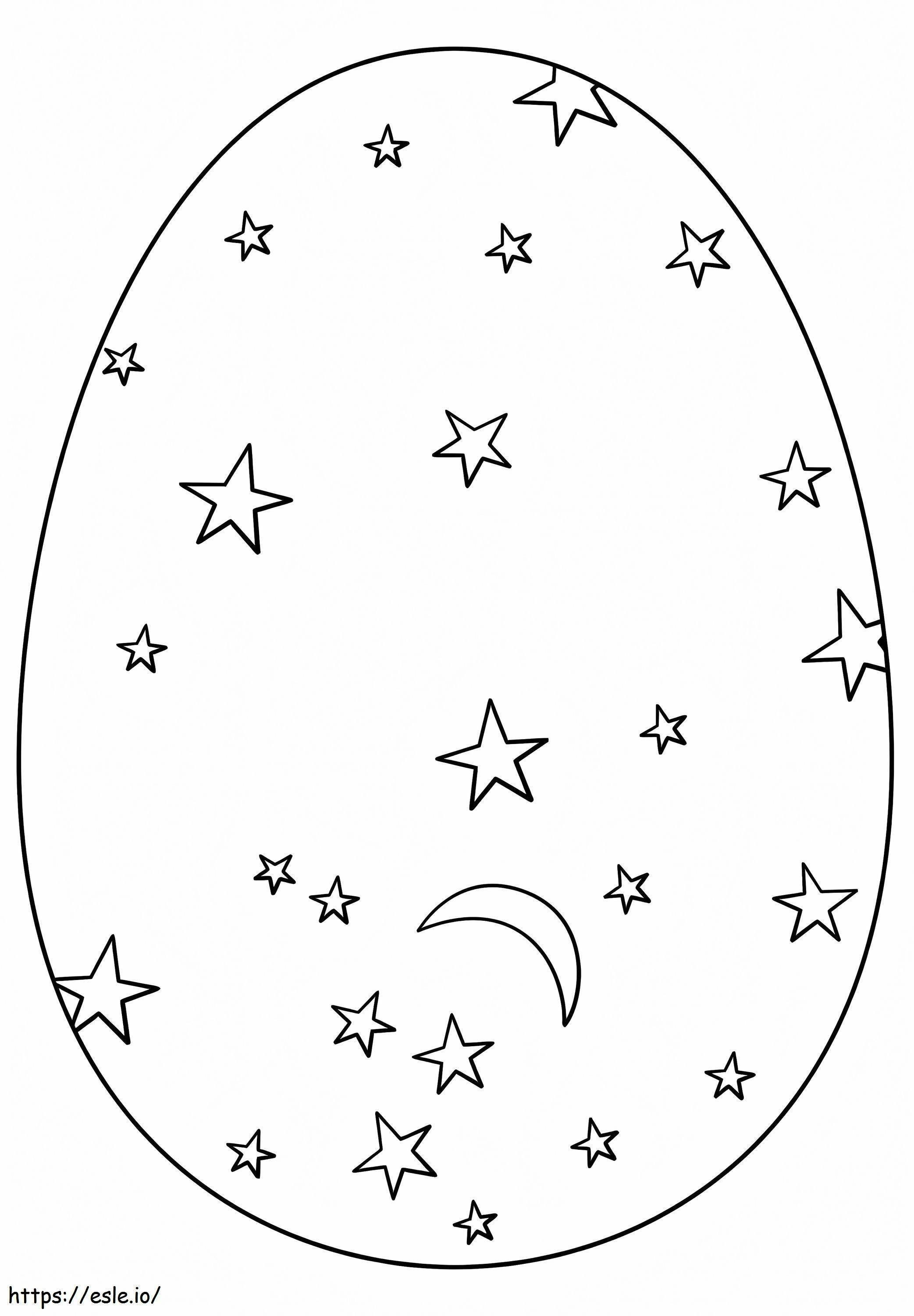 Coloriage Merveilleux œuf de Pâques 3 à imprimer dessin