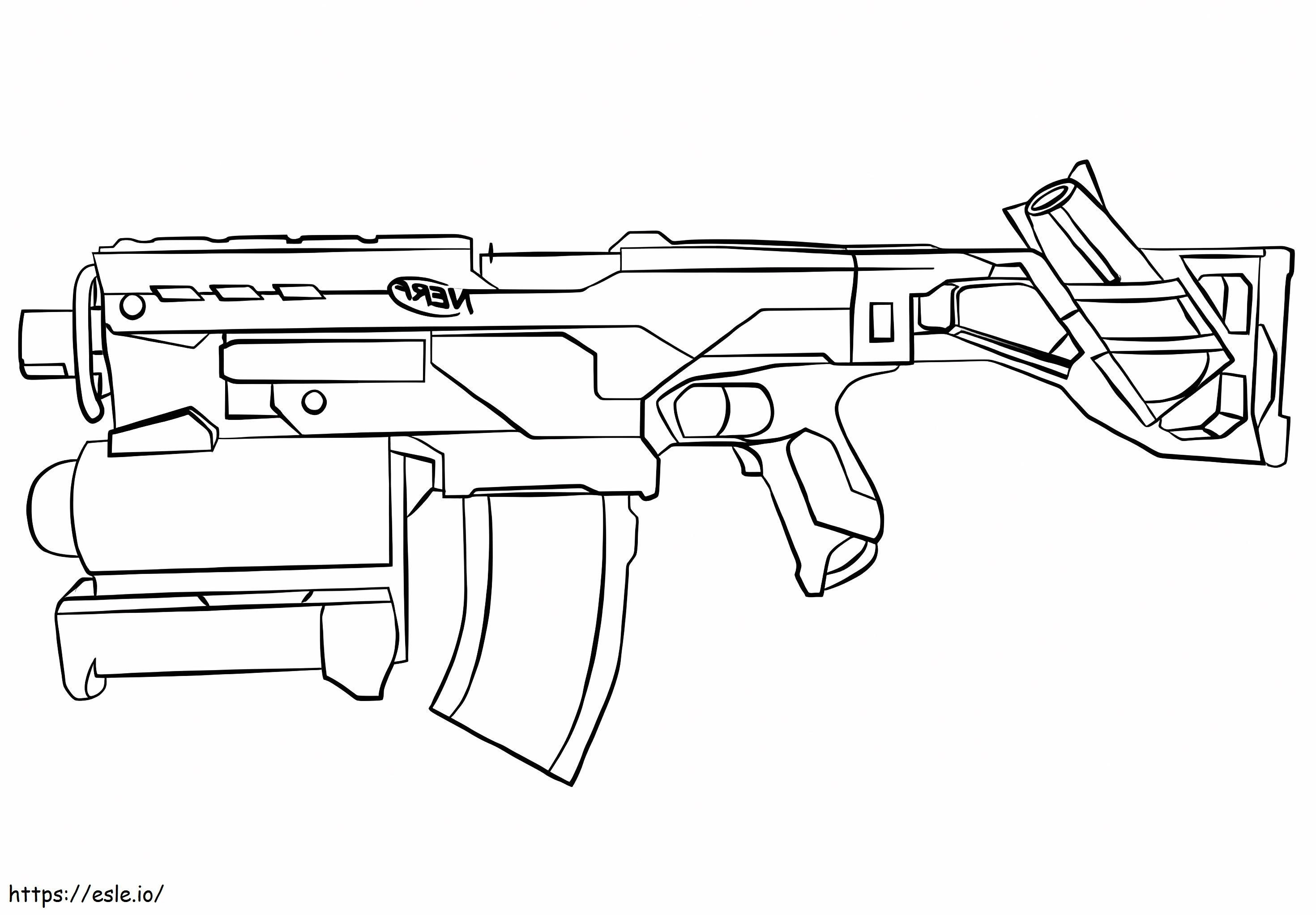 Awesome Weapon coloring page
