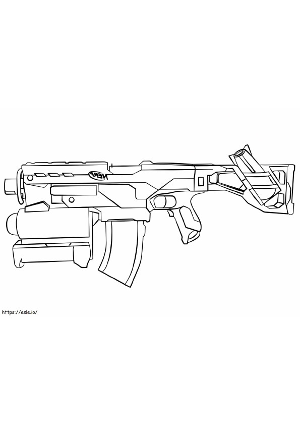 Awesome Weapon coloring page