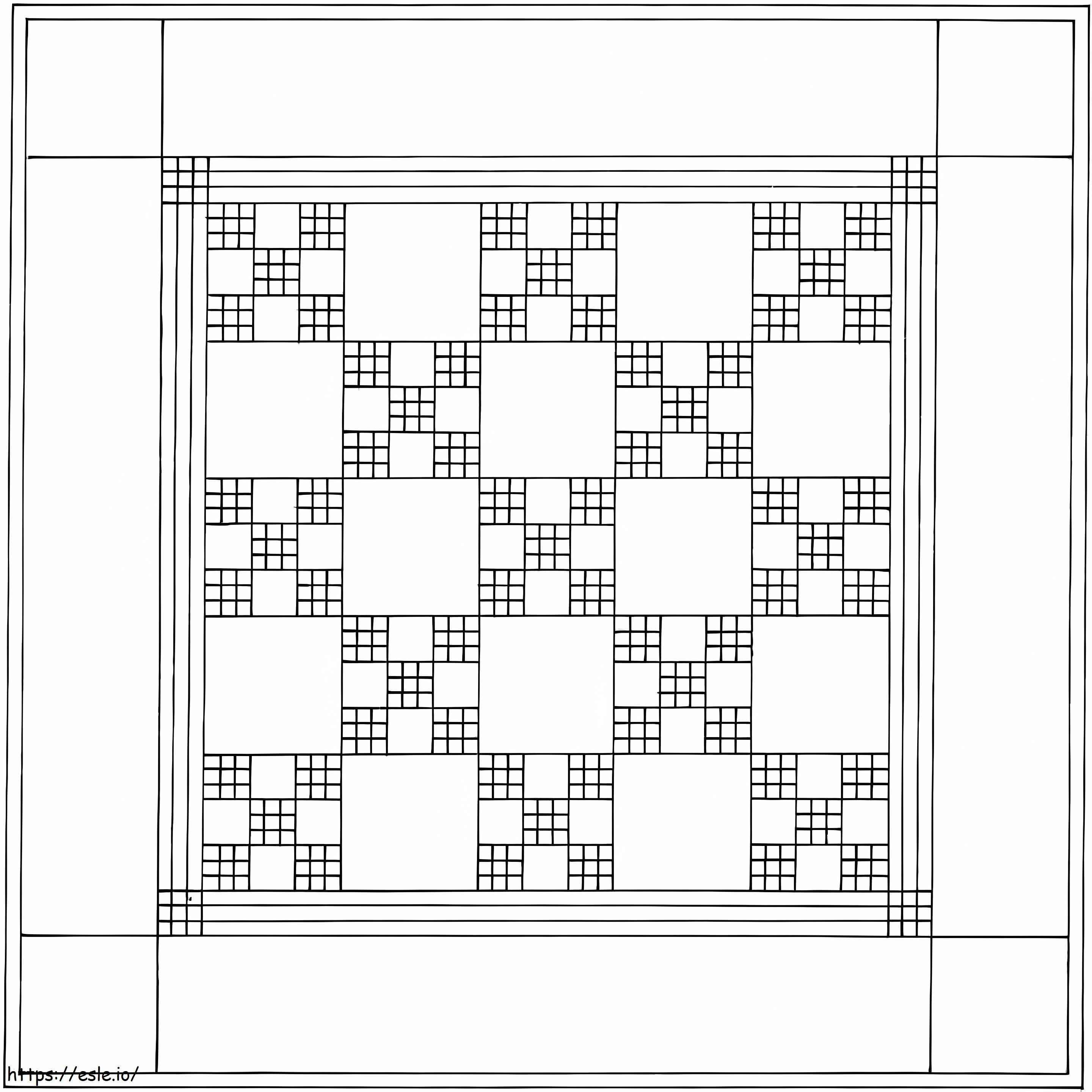 Quilt 2 coloring page